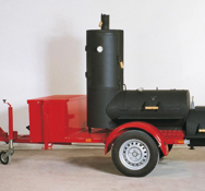 JOE’S BARBEQUE SMOKER® TRAILER - 20” Chuckwagon Catering Smoker Trailer