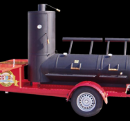 JOE’S BARBEQUE SMOKER® TRAILER - 24” Extended Catering Smoker Trailer