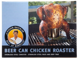 Grill / BBQ Tillbehör - Steven Raichlen Beer Can Chicken Roaster