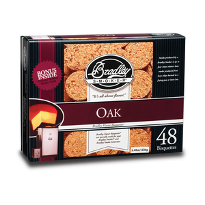 SmokeChips / Pellets / WoodChunks - Bradley Briketter Ek 48 pack