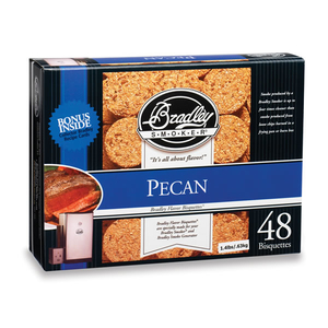 SmokeChips / Pellets / WoodChunks - Bradley Briketter Pecan 48 pack