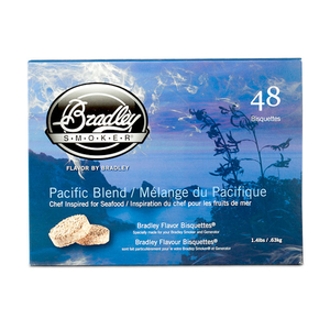 SmokeChips / Pellets / WoodChunks - Bradley Briketter Pacific Blend 48 pack