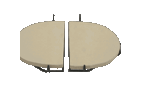 Primo Junior Ceramic D-Plates (par)